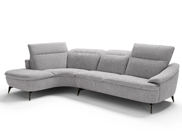 MEDEA - Corner sectional fabric sofa by Max Divani - view 2
